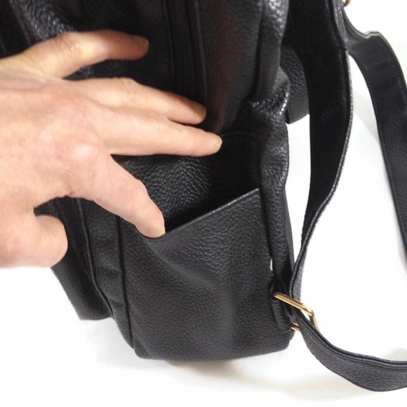 Black Backpack Casual Satchel Handbag Travel Hiking Purse Shoulder Unisex Bag  main image 11